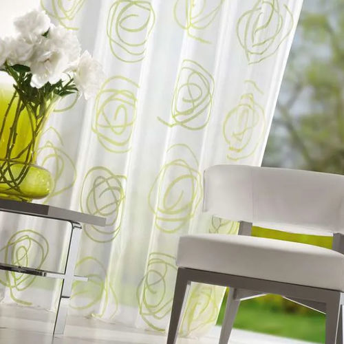 Tecido para cortinas - EROS  - Ciesse Tendaggi srl - estampado / em poliéster / lavável