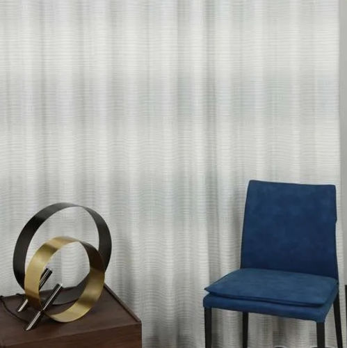 Tecido para cortinas - CIVITA - Ciesse Tendaggi srl - listrado / em poliéster / em linho
