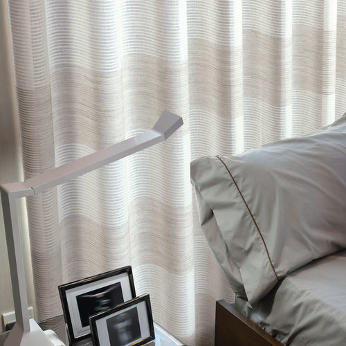 Tecido para cortinas - SELENE  - Ciesse Tendaggi srl - listrado / em poliéster / em linho