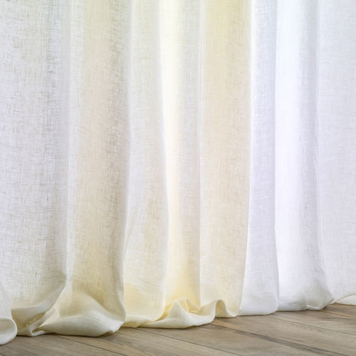 Tecido para cortinas - MALAKU-MALE  - Ciesse Tendaggi srl - de cor lisa / em linho / lavável