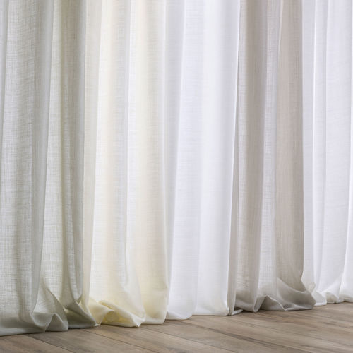 Tecido para cortinas - MAXWELL  - Ciesse Tendaggi srl - de cor lisa / em poliéster / em linho