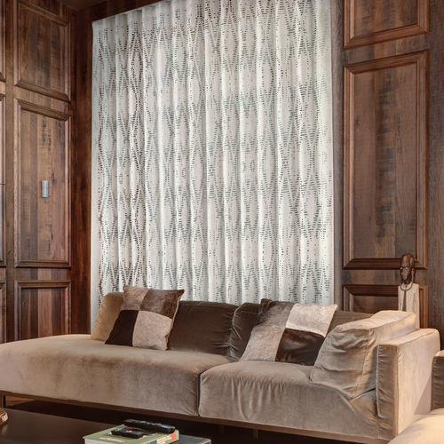 Tecido para cortinas - SAMPLE  - Ciesse Tendaggi srl - com padrão geométrico / em poliéster / em viscose