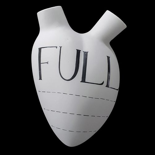 Vaso contemporâneo - FULL - ELICA STUDIO - em porcelana / feito à mão / made in Italy