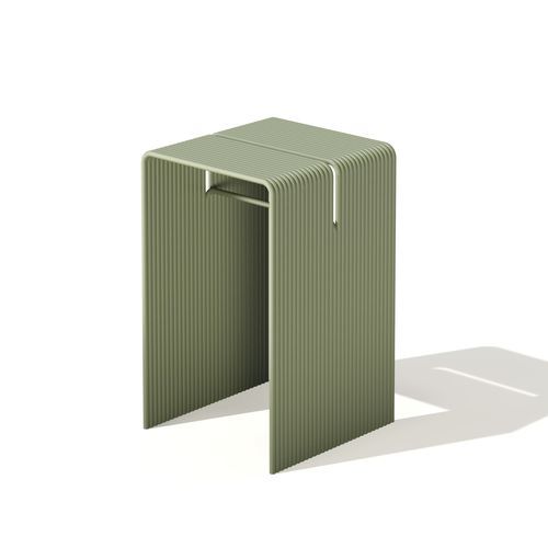 Mesa alta contemporânea - Tube - Joyf - em alumínio / com base em alumínio / retangular