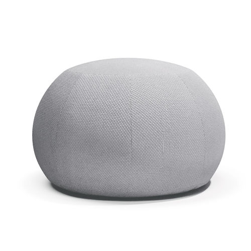 Puff contemporâneo - Moony - Joyf - em tecido / redondo / para ambiente externo