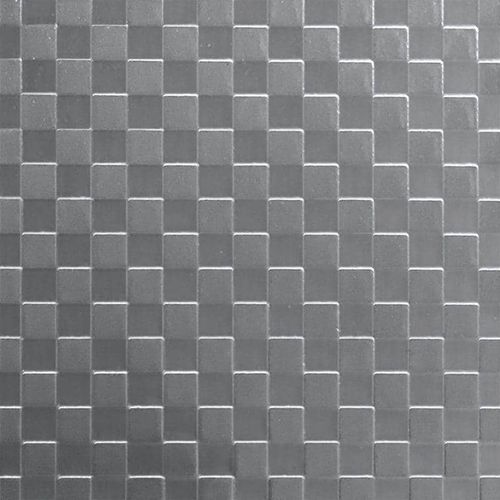 Chapa com motivos - SQUARES - Rimex - laminada / em inox / texturizada