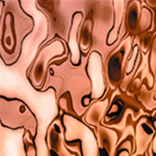 Chapa com motivos - MIRAGE  - Rimex - em inox / 3D / colorida