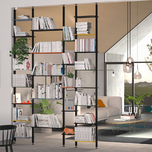 Estante modular - Etagère de séparation  - Bretagne Design - para separação de ambientes / do piso ao teto / contemporânea