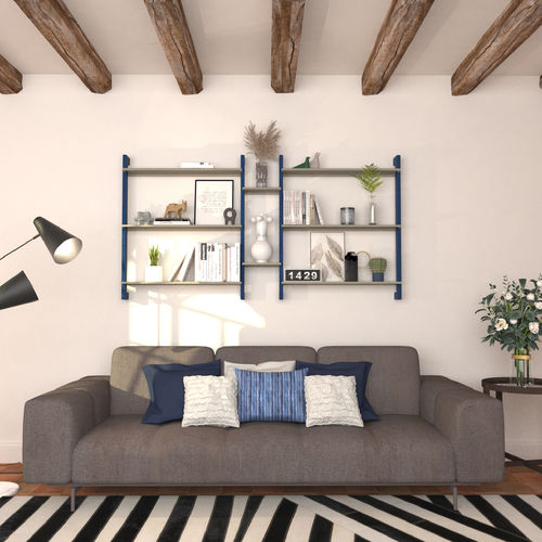 Estante de parede - Etagère murale  - Bretagne Design - contemporânea / em aço termolacado / para sala