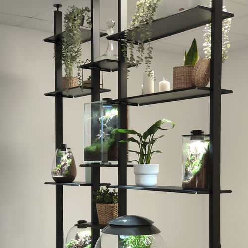 Estante modular - Bretagne Design - móvel / para separação de ambientes / do piso ao teto