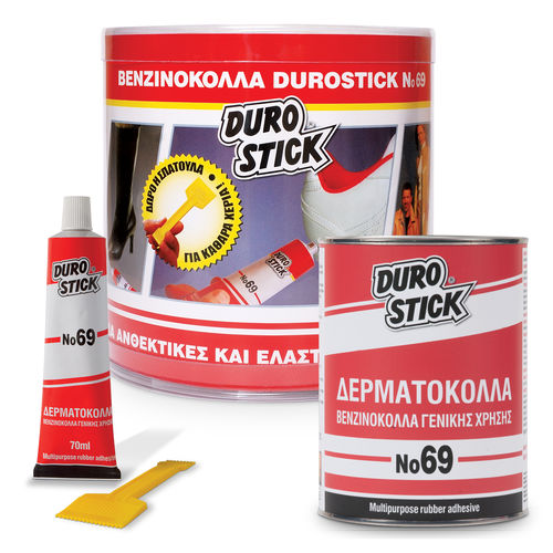 Cola à base de borracha - No69 - DUROSTICK - para madeira / para metais / para plástico