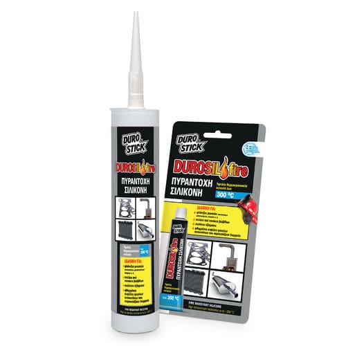Cola à base de resina de silicone - Durosil Fire - DUROSTICK - para metais / industrial / não inflamável