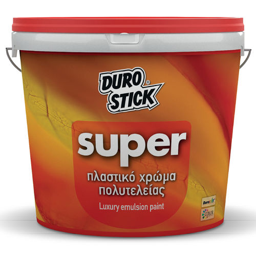 Tinta de proteção - Super - DUROSTICK - decorativa / de dupla função / para ambiente interno