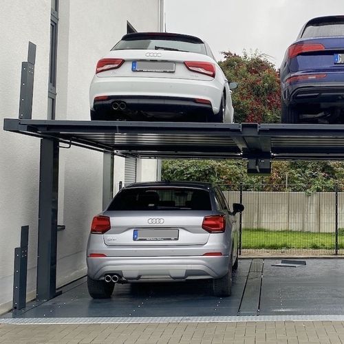 Sistema de estacionamento 2 bandejas - DE-58 - DE-PARK - com plataforma