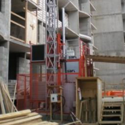 Monta-carga para canteiro de obras - VISION AS 2000 - Safi Group srl - industrial / para edifício