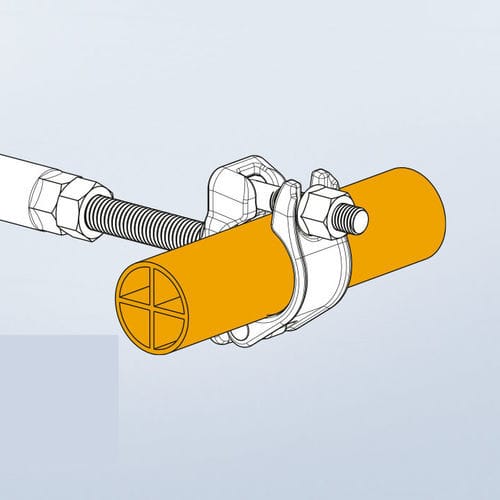 Sistema de ancoragem em aço - ROCKETRAIL - isorocket - para fachada isolada / para revestimento de fachada / para ambiente externo