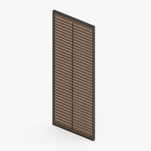 Veneziana fixa - Puro - Sundaze Outdoor - em madeira / em alumínio termolacado / para pérgola