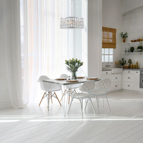 Lustre contemporâneo - GELID  - Maytoni - em cristal / metálico / em cromo