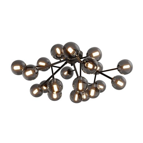 Plafon contemporâneo - DALLAS - Maytoni - esférico / em vidro soprado / metálico