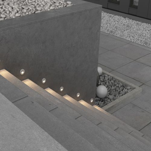 Arandela contemporânea - BIL - Maytoni - para ambiente interno / em alumínio / redonda