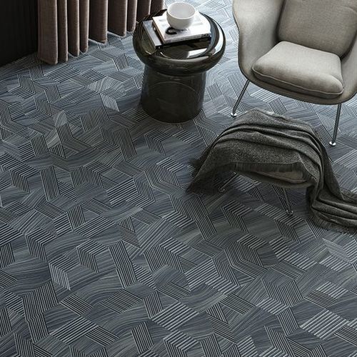Piso laminado em HDF - ANTHRACITE  - AGT Agac - flutuante / efeito de madeira / da linha residencial