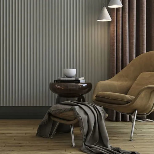 Revestimento para parede interna - LB-2050  - AGT Agac - em MDF / ondulado / da linha residencial