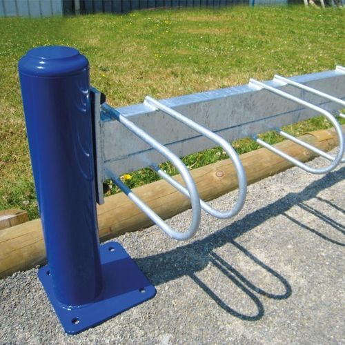 Bicicletário de piso - Metalu Plast - horizontal / para parque infantil / para escola