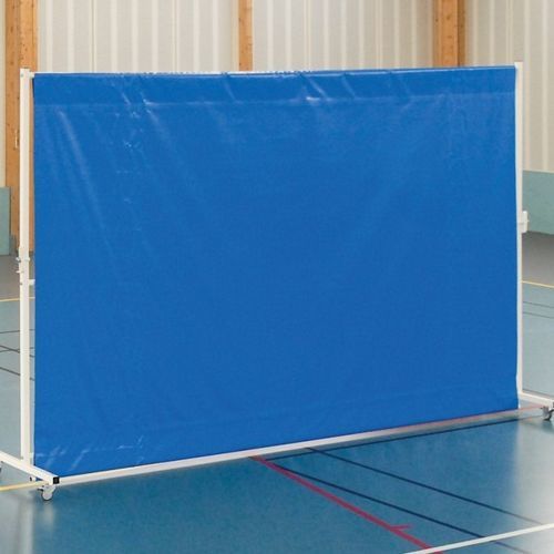 Divisória de ambiente metálica - Metalu Plast - em tecido / para instalações esportivas / para ambiente interno