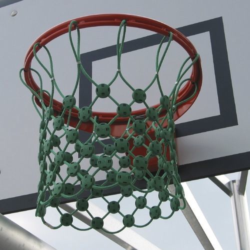 Rede de basquete em polipropileno - 37007 - artec Sportsgeräte GmbH - verde / preta / 5 mm