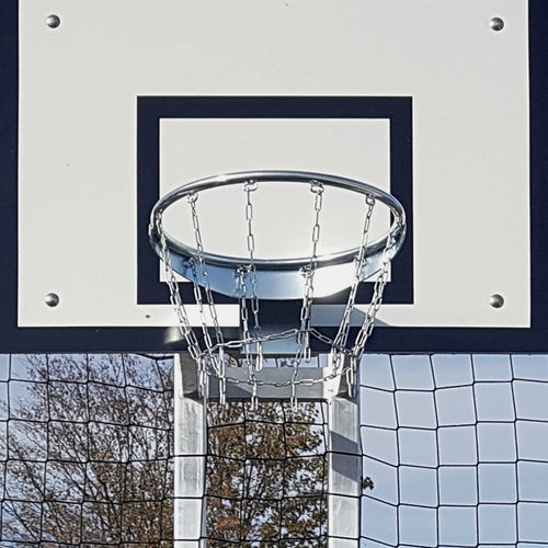 Rede de basquete metálica - 37001 - artec Sportsgeräte GmbH - prateada / 3 mm / 6 mm