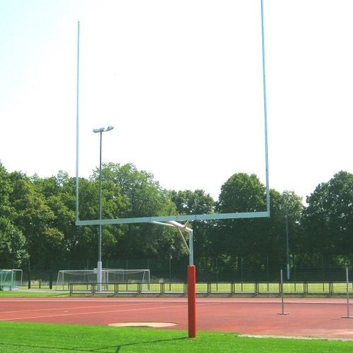 Trave de futebol americano em alumínio - 30975 - artec Sportsgeräte GmbH - fixa / prateada / pintada