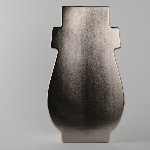 Vaso contemporâneo - MOON 03 - LANDO - em cerâmica / feito à mão / de mesa