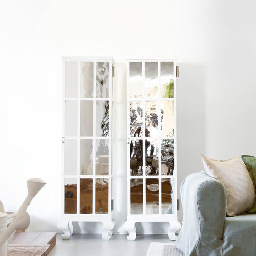 Armário coluna para ambiente interno - BROOKLYN - LANDO - contemporâneo / de Paola Navone / com espelho