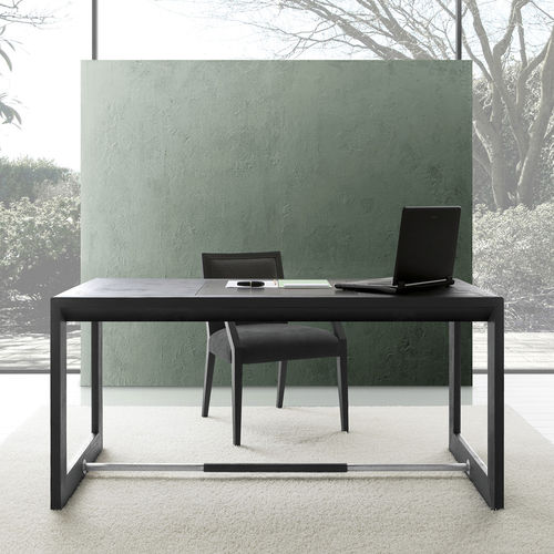 Mesa secretária de piso - APPUNTO - LANDO - contemporânea / em madeira / reta