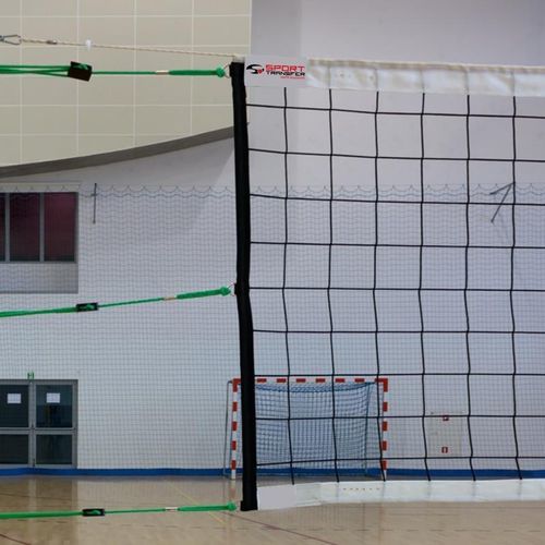 Rede de voleibol em polipropileno - 5088 - SPORT TRANSFER Sp. z o.o. - preta / 3 mm / de competição