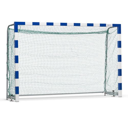 Rede de handebol em polietileno - 1615209 - Schelde Sports - verde / trapezoidal / com malha quadrada