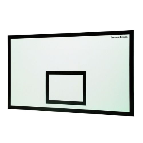Tabela de basquete em material plástico - 2300460 - Schelde Sports - retangular / branca / preta