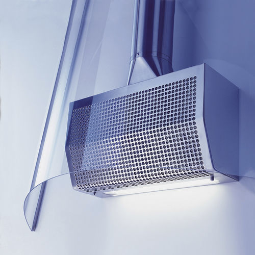 Coifa de parede - GA 20/55-A - ALPES-INOX - com iluminação embutida / cinza
