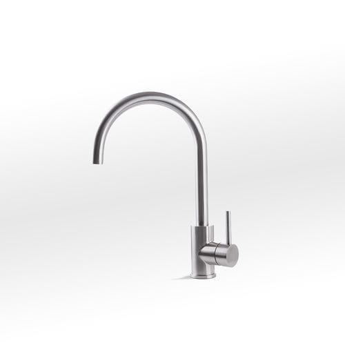 Misturador monocomando de bancada - ALPES ALP34-2 - ALPES-INOX - em aço inoxidável / para cozinha / 1 furo