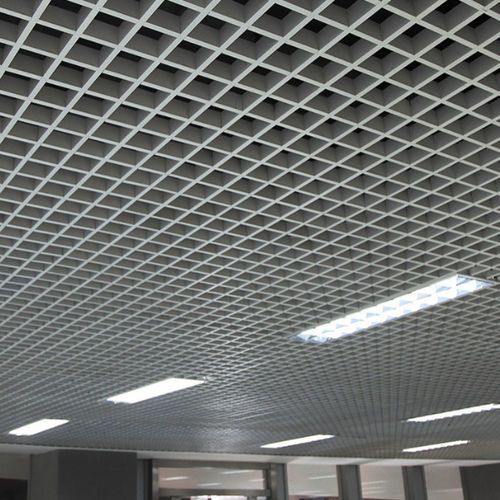 Forro em alumínio - Foshan Henglicai Building Materials Co.,Ltd. - em painéis / para escritório / para sala de conferências