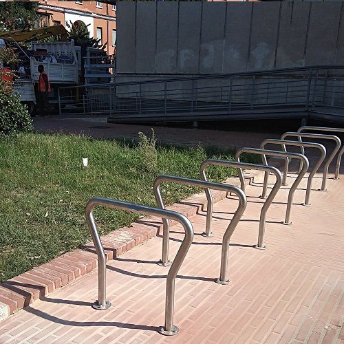 Bicicletário de piso - PB006 - irollo - antivandalismo / para espaço público / para áreas urbanas
