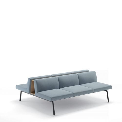Banco estofado modular - Altitude - Zaneti - contemporâneo / em tecido / com base metálica
