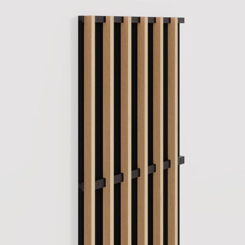 Painel acústico para parede - WL V6 38 - Woodslines - para teto / em lariço / em madeira maciça
