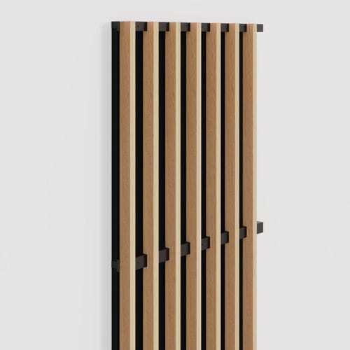 Painel acústico para parede - WL V7 38 - Woodslines - para teto / em lariço / em madeira maciça