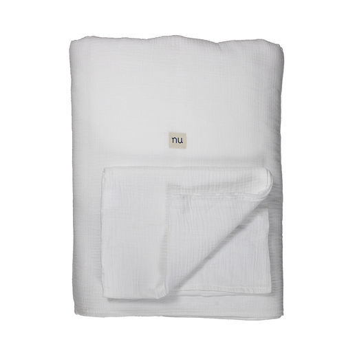 Capa de edredão em algodão - Muslin duvet - NU Furniture - de cor lisa