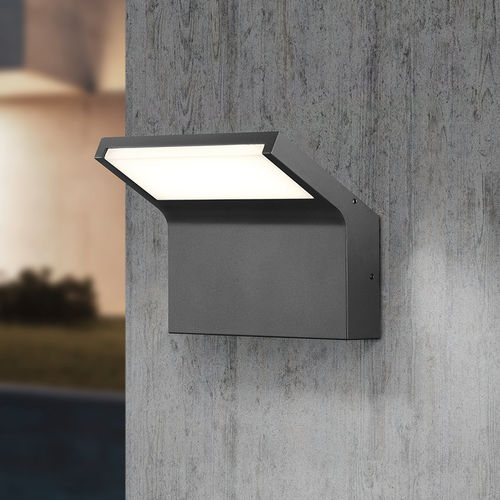 Arandela contemporânea - JAMAICA - Hofflights - para ambiente externo / em alumínio / em policarbonato