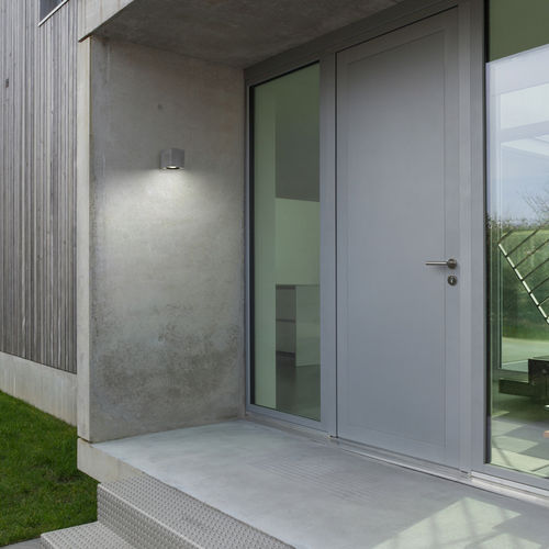 Arandela contemporânea - INDIA 4 - Hofflights - para ambiente externo / em vidro / em cimento