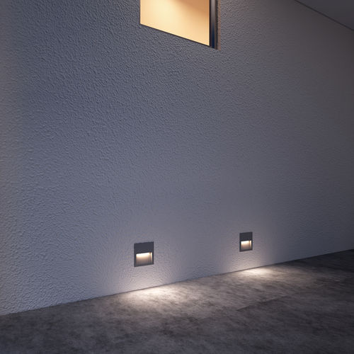 Arandela contemporânea - ATHENS 4 - Hofflights - para ambiente externo / em alumínio / em vidro