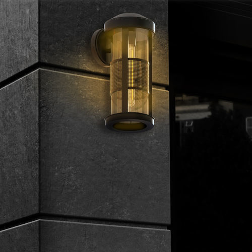 Arandela contemporânea - ERMA - Ambiate Lighting - para ambiente externo / de jardim / metálica