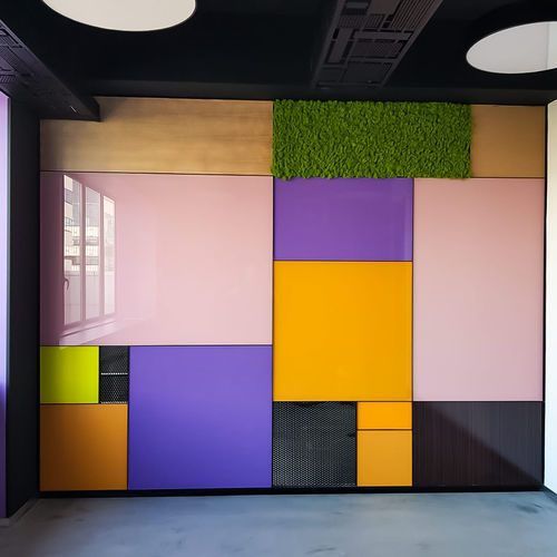 Painel de vidro de segurança - Transparent Design SRL - acústico / temperado / float